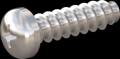 screw for plastic: Screw STS-plus KN6032 4.5x16 - H2 stainless-steel, A2 - 1.4567 Bright-pickled and passivated