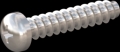 screw for plastic: Screw STS-plus KN6032 4.5x22 - H2 stainless-steel, A2 - 1.4567 Bright-pickled and passivated