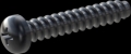 screw for plastic: Screw STS-plus KN6032 4.5x25 - H2 steel, hardened 10.9 Zinc-Nickel-plated,  baked, passivated black/ Cr-VI-free, sealed, 720 h until Fe-Corrosion