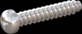 screw for plastic: Screw STS-plus KN6032 4.5x25 - H2 stainless-steel, A2 - 1.4567 Bright-pickled and passivated