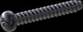 screw for plastic: Screw STS-plus KN6032 4.5x30 - H2 steel, hardened 10.9 Zinc-Nickel-plated,  baked, passivated black/ Cr-VI-free, sealed, 720 h until Fe-Corrosion
