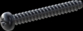screw for plastic: Screw STS-plus KN6032 4.5x35 - H2 steel, hardened 10.9 Zinc-Nickel-plated,  baked, passivated black/ Cr-VI-free, sealed, 720 h until Fe-Corrosion