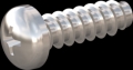 screw for plastic: Screw STS-plus KN6032 5x16 - H2 stainless-steel, A2 - 1.4567 Bright-pickled and passivated