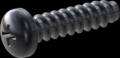 screw for plastic: Screw STS-plus KN6032 5x20 - H2 steel, hardened 10.9 Zinc-Nickel-plated,  baked, passivated black/ Cr-VI-free, sealed, 720 h until Fe-Corrosion