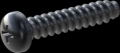screw for plastic: Screw STS-plus KN6032 5x25 - H2 steel, hardened 10.9 Zinc-Nickel-plated,  baked, passivated black/ Cr-VI-free, sealed, 720 h until Fe-Corrosion
