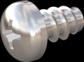 screw for plastic: Screw STS-plus KN6032 6x10 - H3 stainless-steel, A2 - 1.4567 Bright-pickled and passivated