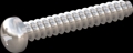 screw for plastic: Screw STS-plus KN6032 6x40 - H3 stainless-steel, A2 - 1.4567 Bright-pickled and passivated