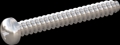 screw for plastic: Screw STS-plus KN6032 6x50 - H3 stainless-steel, A2 - 1.4567 Bright-pickled and passivated