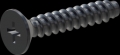 screw for plastic: Screw STS-plus KN6033 2.2x12 - H1 steel, hardened 10.9 Zinc-Nickel-plated, baked, passivated black/ Cr-VI-free, sealed, 720 h until Fe-Corrosion