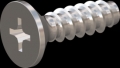 screw for plastic: Screw STS-plus KN6033 3.5x12 - H2 stainless-steel, A2 - 1.4567 Bright-pickled and passivated