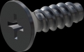 screw for plastic: Screw STS-plus KN6033 4x12 - H2 steel, hardened 10.9 Zinc-Nickel-plated,  baked, passivated black/ Cr-VI-free, sealed, 720 h until Fe-Corrosion