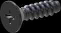 screw for plastic: Screw STS-plus KN6033 4.5x16 - H2 steel, hardened 10.9 Zinc-Nickel-plated,  baked, passivated black/ Cr-VI-free, sealed, 720 h until Fe-Corrosion