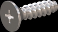 screw for plastic: Screw STS-plus KN6033 4.5x16 - H2 stainless-steel, A2 - 1.4567 Bright-pickled and passivated