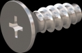 screw for plastic: Screw STS-plus KN6033 5x14 - H2 stainless-steel, A2 - 1.4567 Bright-pickled and passivated