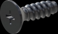 screw for plastic: Screw STS-plus KN6033 5x16 - H2 steel, hardened 10.9 Zinc-Nickel-plated,  baked, passivated black/ Cr-VI-free, sealed, 720 h until Fe-Corrosion