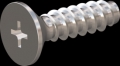 screw for plastic: Screw STS-plus KN6033 5x18 - H2 stainless-steel, A2 - 1.4567 Bright-pickled and passivated