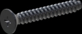 screw for plastic: Screw STS-plus KN6033 5x35 - H2 steel, hardened 10.9 Zinc-Nickel-plated,  baked, passivated black/ Cr-VI-free, sealed, 720 h until Fe-Corrosion