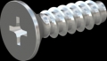 screw for plastic: Screw STS-plus KN6033 6x20 - H3 steel, hardened 10.9 zinc-plated 5-7 ?m, baked, blue / transparent passivated