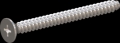 screw for plastic: Screw STS-plus KN6033 6x65 - H3 stainless-steel, A2 - 1.4567 Bright-pickled and passivated