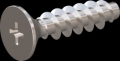 screw for plastic: Screw STS KN1033-Neu 3x12 - H1 stainless-steel, A2 - 1.4567 Bright-pickled and passivated