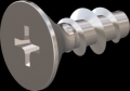 screw for plastic: Screw STS KN1033-Neu 5x12 - H2 stainless-steel, A2 - 1.4567 Bright-pickled and passivated
