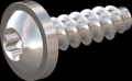 screw for plastic: Screw STS-plus KN6038 1.6x5 - T5 stainless-steel, A2 - 1.4567 Bright-pickled and passivated