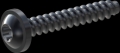 screw for plastic: Screw STS-plus KN6038 1.6x10 - T5 steel, hardened 10.9 Zinc-Nickel-plated,  baked, passivated black/ Cr-VI-free, sealed, 720 h until Fe-Corrosion