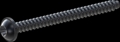 screw for plastic: Screw STS-plus KN6038 3x35 - T10 steel, hardened 10.9 Zinc-Nickel-plated,  baked, passivated black/ Cr-VI-free, sealed, 720 h until Fe-Corrosion