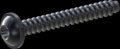 screw for plastic: Screw STS-plus KN6038 4.5x35 - T20 steel, hardened 10.9 Zinc-Nickel-plated,  baked, passivated black/ Cr-VI-free, sealed, 720 h until Fe-Corrosion