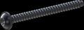 screw for plastic: Screw STS-plus KN6038 5x55 - T25 steel, hardened 10.9 Zinc-Nickel-plated,  baked, passivated black/ Cr-VI-free, sealed, 720 h until Fe-Corrosion