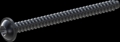 screw for plastic: Screw STS-plus KN6038 5x60 - T25 steel, hardened 10.9 Zinc-Nickel-plated,  baked, passivated black/ Cr-VI-free, sealed, 720 h until Fe-Corrosion
