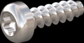 screw for plastic: Screw STS-plus KN6039 1.4x4.5 - T3 stainless-steel, A2 - 1.4567 Bright-pickled and passivated