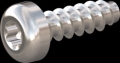 screw for plastic: Screw STS-plus KN6039 1.6x5 - T5  Bright-pickled and passivated