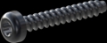 screw for plastic: Screw STS-plus KN6039 1.6x10 - T5 steel, hardened 10.9 Zinc-Nickel-plated,  baked, passivated black/ Cr-VI-free, sealed, 720 h until Fe-Corrosion