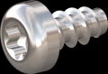screw for plastic: Screw STS-plus KN6039 1.8x3.5 - T6 stainless-steel, A2 - 1.4567 Bright-pickled and passivated