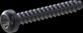screw for plastic: Screw STS-plus KN6039 1.8x12 - T6 steel, hardened 10.9 Zinc-Nickel-plated,  baked, passivated black/ Cr-VI-free, sealed, 720 h until Fe-Corrosion