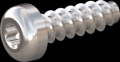 screw for plastic: Screw STS-plus KN6039 2.2x7 - T6 stainless-steel, A2 - 1.4567 Bright-pickled and passivated
