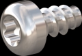 screw for plastic: Screw STS-plus KN6039 2.5x4.5 - T8 stainless-steel, A2 - 1.4567 Bright-pickled and passivated