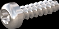 screw for plastic: Screw STS-plus KN6039 3x10 - T10 stainless-steel, A2 - 1.4567 Bright-pickled and passivated