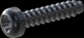 screw for plastic: Screw STS-plus KN6039 3.5x16 - T15 steel, hardened 10.9 Zinc-Nickel-plated,  baked, passivated black/ Cr-VI-free, sealed, 720 h until Fe-Corrosion