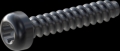 screw for plastic: Screw STS-plus KN6039 3.5x18 - T15 steel, hardened 10.9 Zinc-Nickel-plated,  baked, passivated black/ Cr-VI-free, sealed, 720 h until Fe-Corrosion