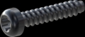 screw for plastic: Screw STS-plus KN6039 4x20 - T20 steel, hardened 10.9 Zinc-Nickel-plated, baked, passivated black/ Cr-VI-free, sealed, 720 h until Fe-Corrosion