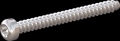 screw for plastic: Screw STS-plus KN6039 4x40 - T20 stainless-steel, A2 - 1.4567 Bright-pickled and passivated