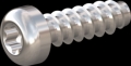 screw for plastic: Screw STS-plus KN6039 4.5x14 - T20 stainless-steel, A2 - 1.4567 Bright-pickled and passivated