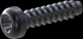 screw for plastic: Screw STS-plus KN6039 4.5x18 - T20 steel, hardened 10.9 Zinc-Nickel-plated,  baked, passivated black/ Cr-VI-free, sealed, 720 h until Fe-Corrosion