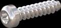 screw for plastic: Screw STS-plus KN6039 4.5x18 - T20 stainless-steel, A2 - 1.4567 Bright-pickled and passivated