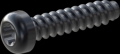 screw for plastic: Screw STS-plus KN6039 4.5x20 - T20 steel, hardened 10.9 Zinc-Nickel-plated,  baked, passivated black/ Cr-VI-free, sealed, 720 h until Fe-Corrosion