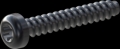screw for plastic: Screw STS-plus KN6039 5x30 - T25 steel, hardened 10.9 Zinc-Nickel-plated,  baked, passivated black/ Cr-VI-free, sealed, 720 h until Fe-Corrosion