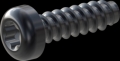 screw for plastic: Screw STS-plus KN6039 6x20 - T30 steel, hardened 10.9 Zinc-Nickel-plated,  baked, passivated black/ Cr-VI-free, sealed, 720 h until Fe-Corrosion