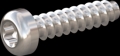 screw for plastic: Screw STS-plus KN6039 6x25 - T30 stainless-steel, A2 - 1.4567 Bright-pickled and passivated